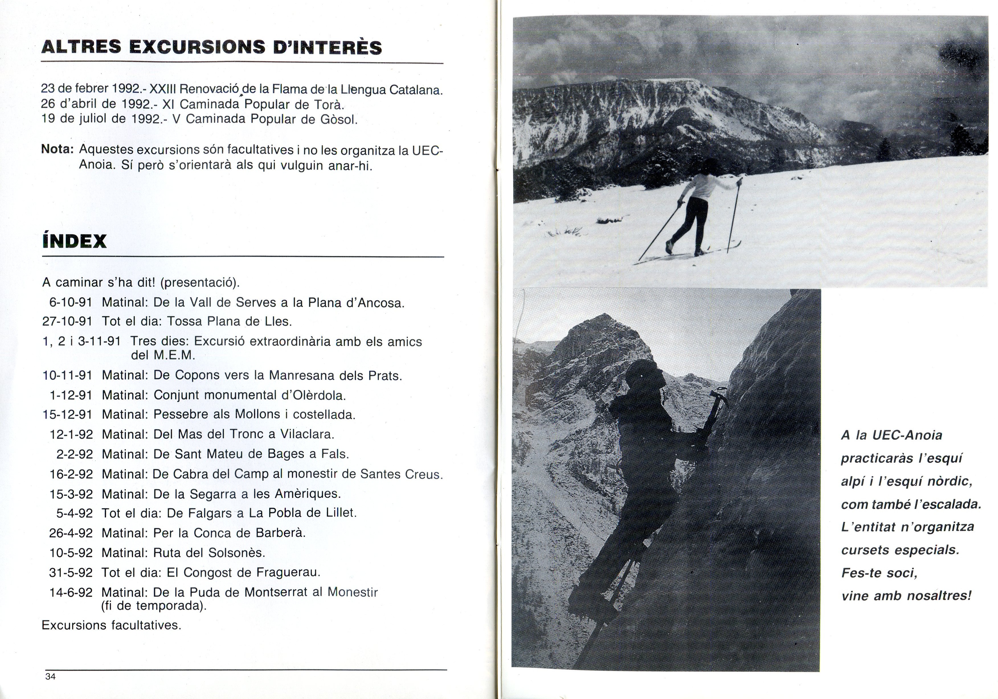 Excursions temporada 1991-1992 - Miniatura 4